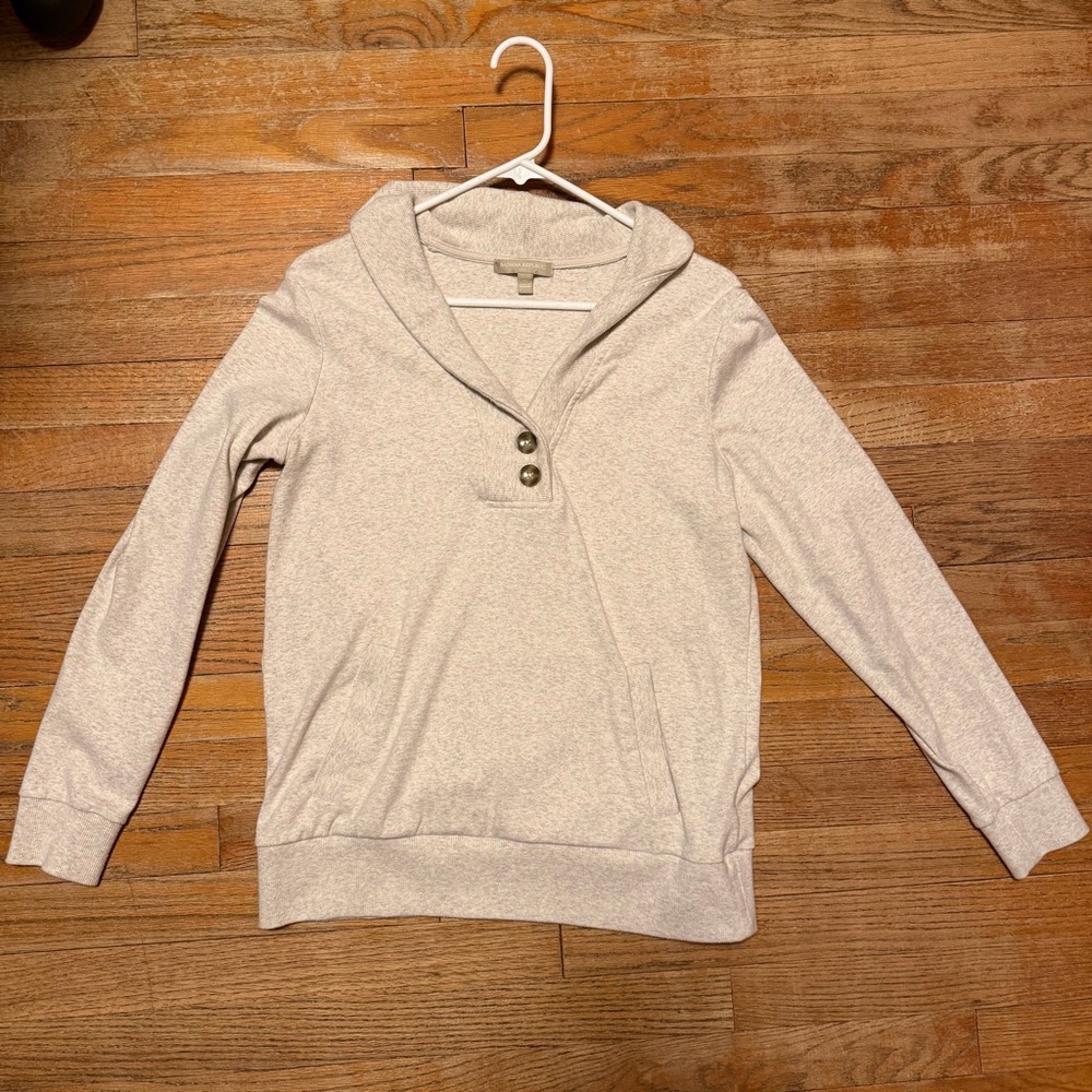 Banana Republic‎ Light Gray Knit Top